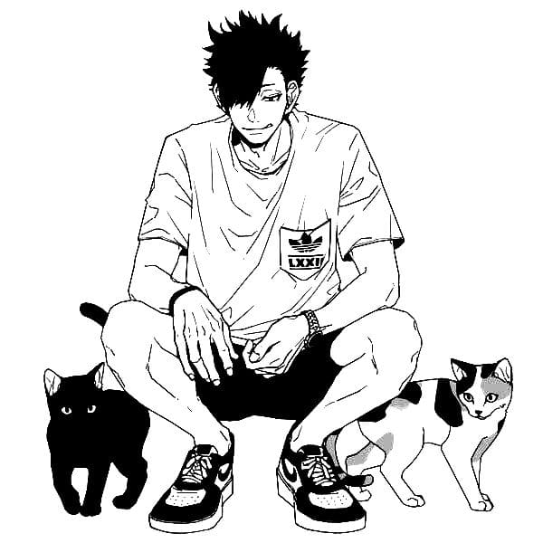 Çocuklar İçin Haikyuu Boyama Sayfaları 
