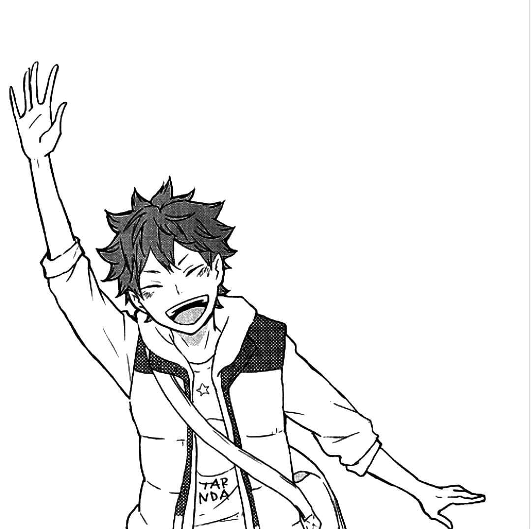 Çocuklar İçin Haikyuu Boyama Sayfaları 