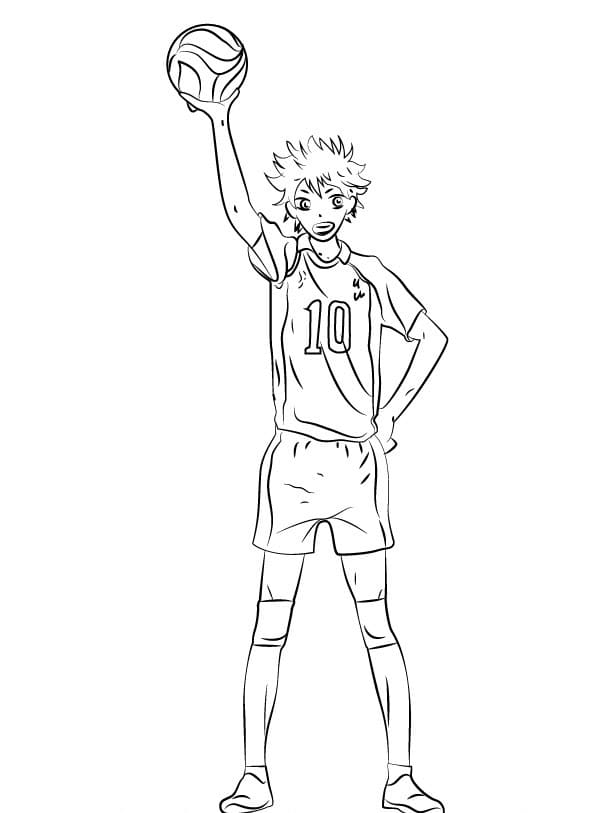Çocuklar İçin Haikyuu Boyama Sayfaları 