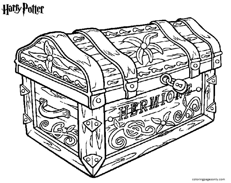 Çocuklar İçin Harry Potter Boyama Sayfaları 