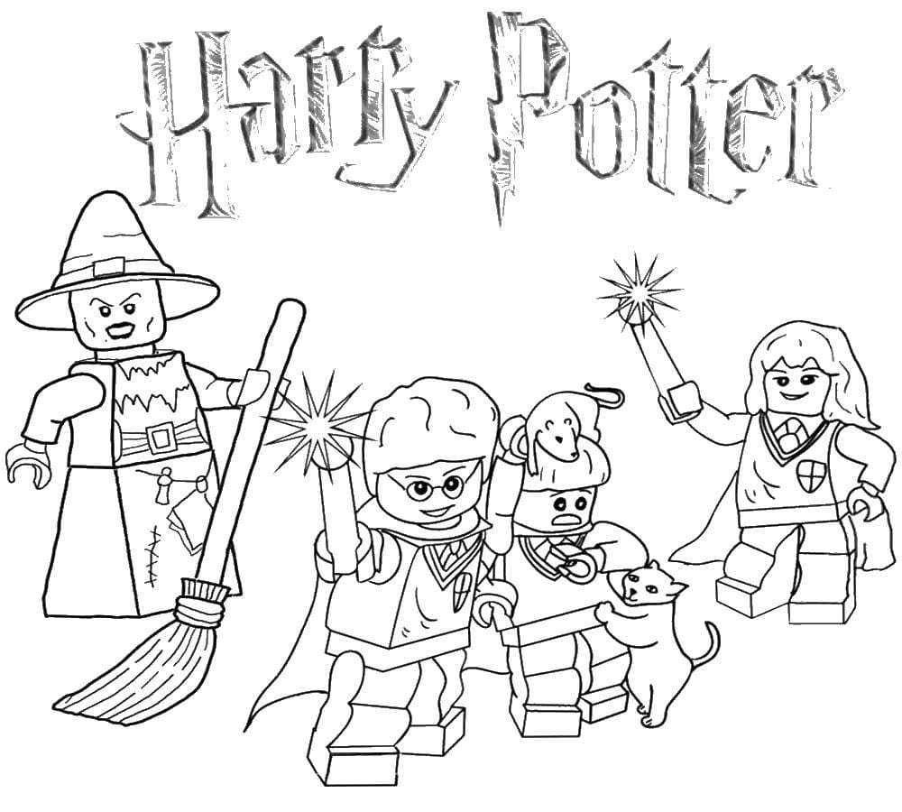 Çocuklar İçin Harry Potter Boyama Sayfaları 