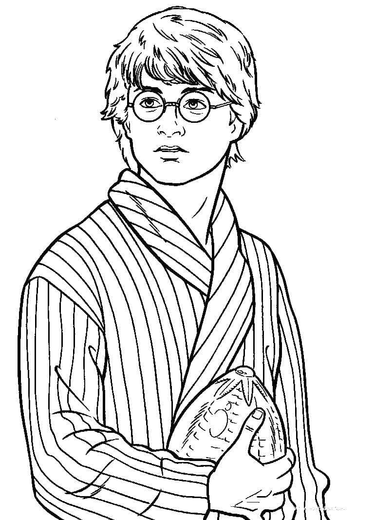 Çocuklar İçin Harry Potter Boyama Sayfaları 