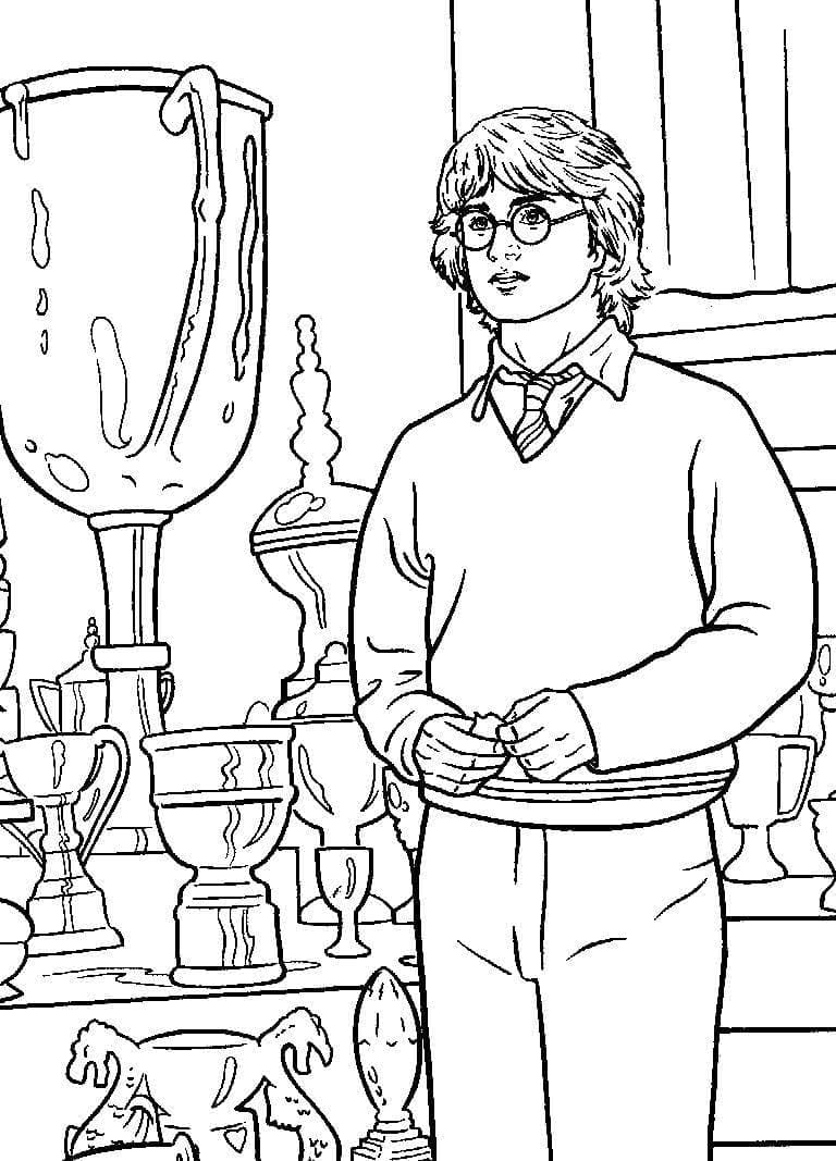 Çocuklar İçin Harry Potter Boyama Sayfaları 
