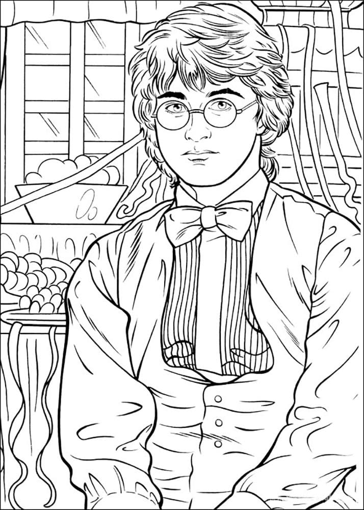 Çocuklar İçin Harry Potter Boyama Sayfaları 
