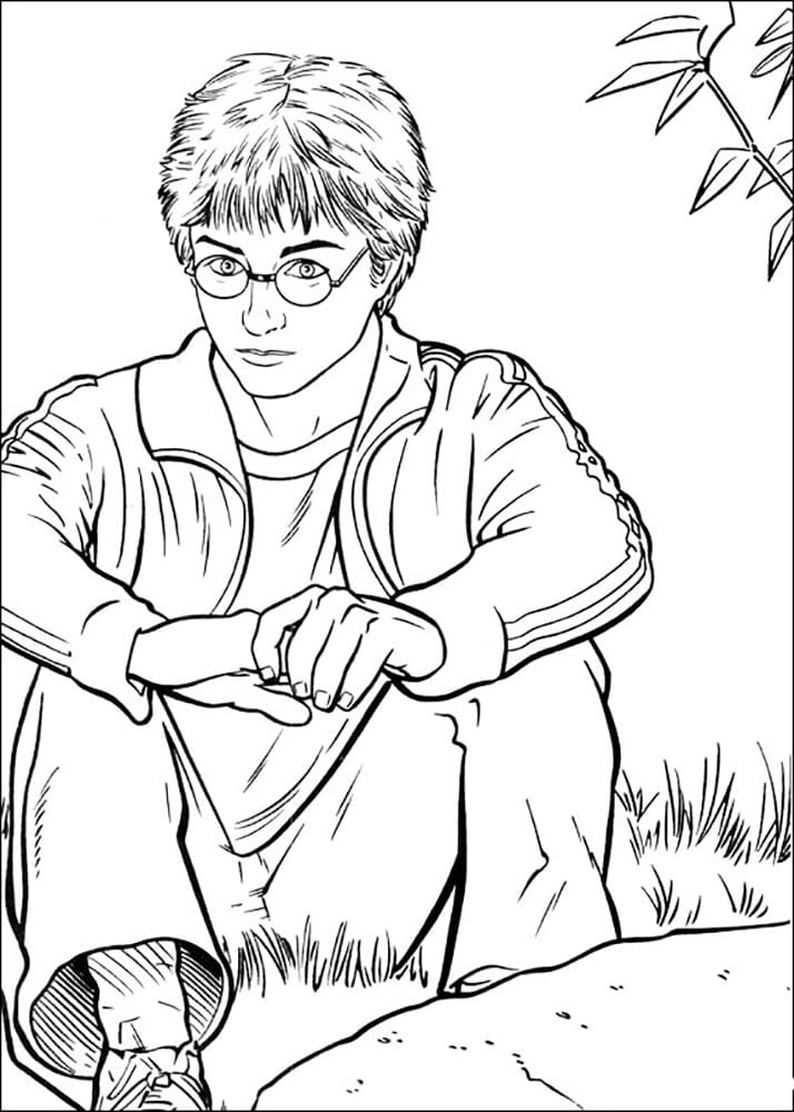 Çocuklar İçin Harry Potter Boyama Sayfaları 