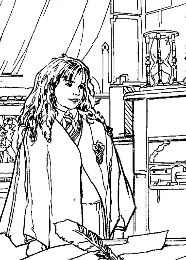 Çocuklar İçin Harry Potter Boyama Sayfaları 