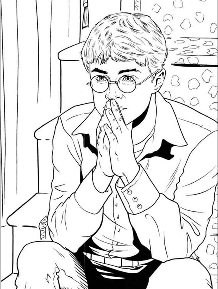 Çocuklar İçin Harry Potter Boyama Sayfaları 