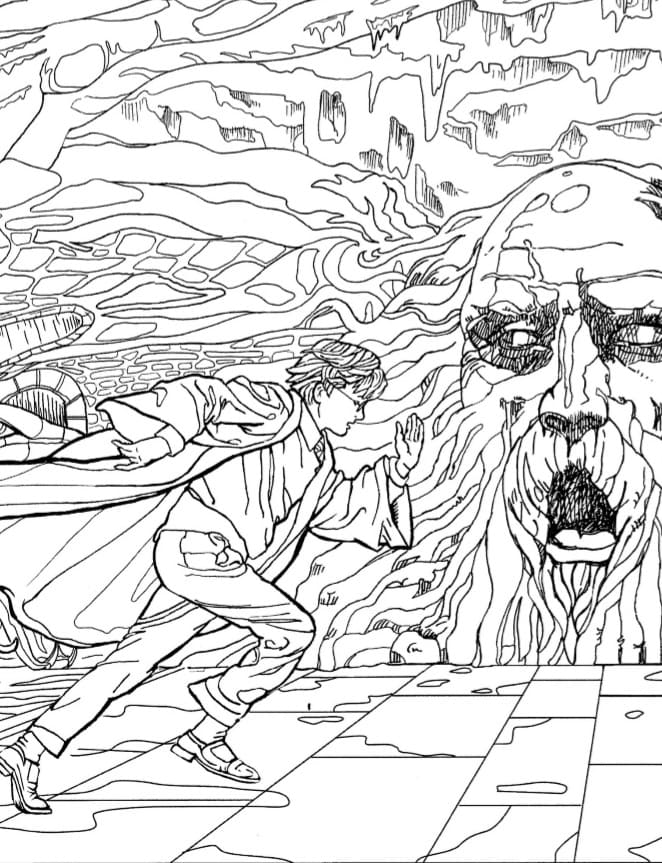 Çocuklar İçin Harry Potter Boyama Sayfaları 