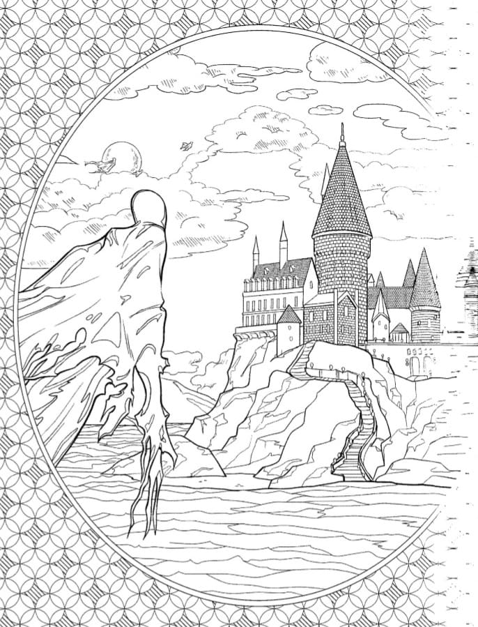 Çocuklar İçin Harry Potter Boyama Sayfaları 