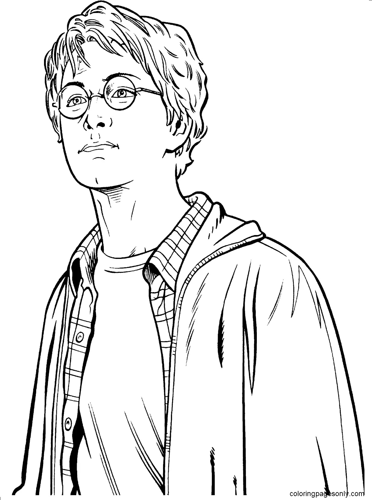 Çocuklar İçin Harry Potter Boyama Sayfaları 