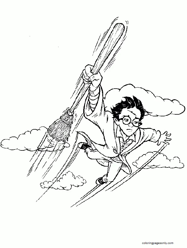 Çocuklar İçin Harry Potter Boyama Sayfaları 