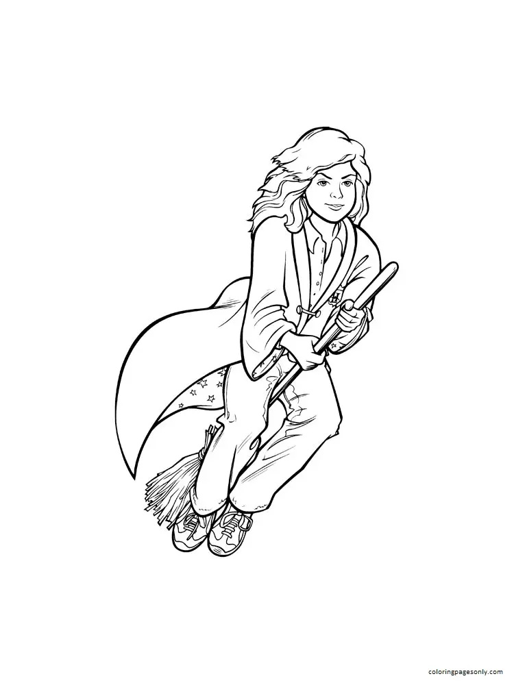 Çocuklar İçin Harry Potter Boyama Sayfaları 