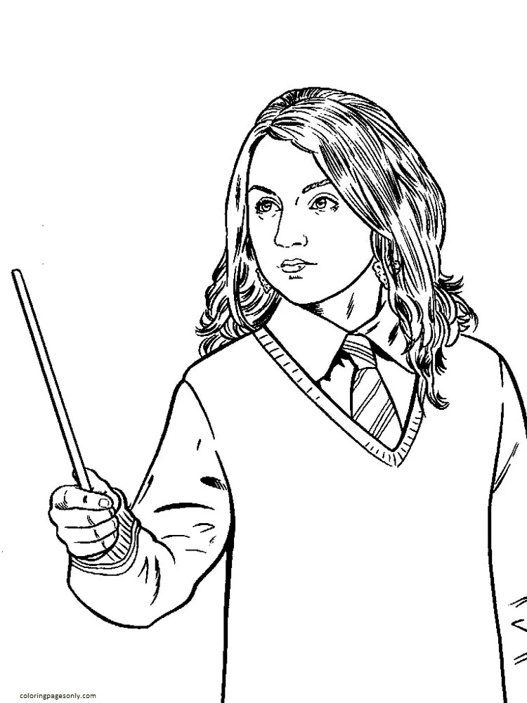 Çocuklar İçin Harry Potter Boyama Sayfaları 