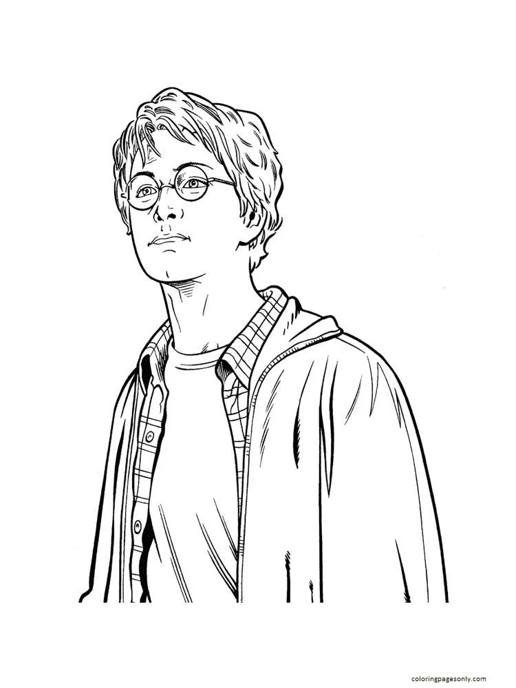 Çocuklar İçin Harry Potter Boyama Sayfaları 