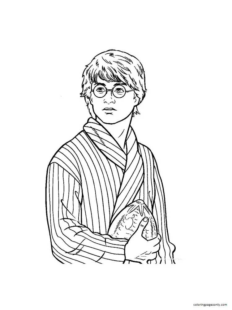 Çocuklar İçin Harry Potter Boyama Sayfaları 