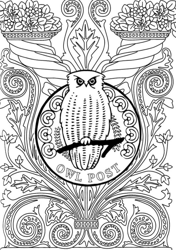 Çocuklar İçin Harry Potter Boyama Sayfaları 