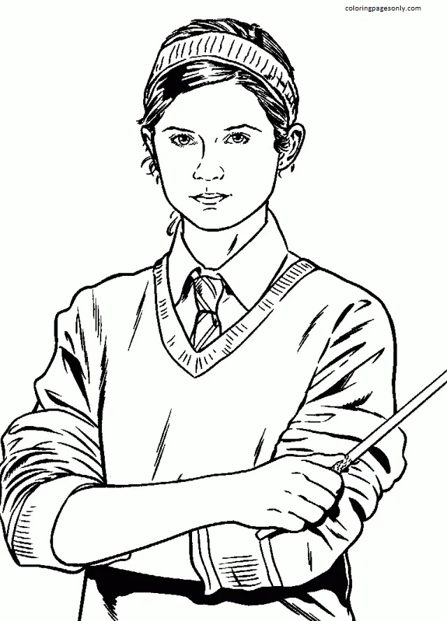 Çocuklar İçin Harry Potter Boyama Sayfaları 