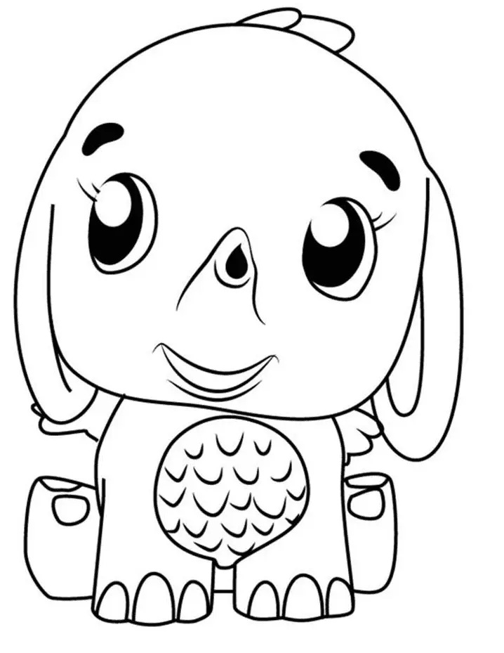 Çocuklar İçin Hatchimals Boyama Sayfaları 