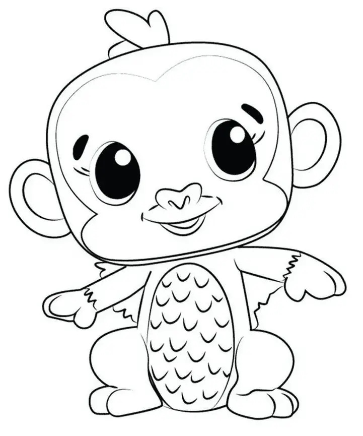 Çocuklar İçin Hatchimals Boyama Sayfaları 