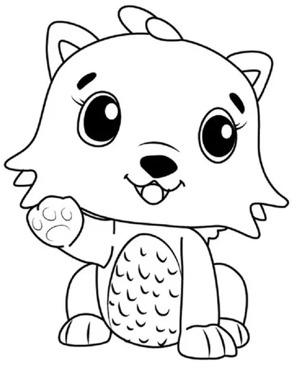 Çocuklar İçin Hatchimals Boyama Sayfaları 