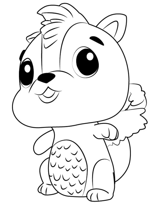 Çocuklar İçin Hatchimals Boyama Sayfaları 