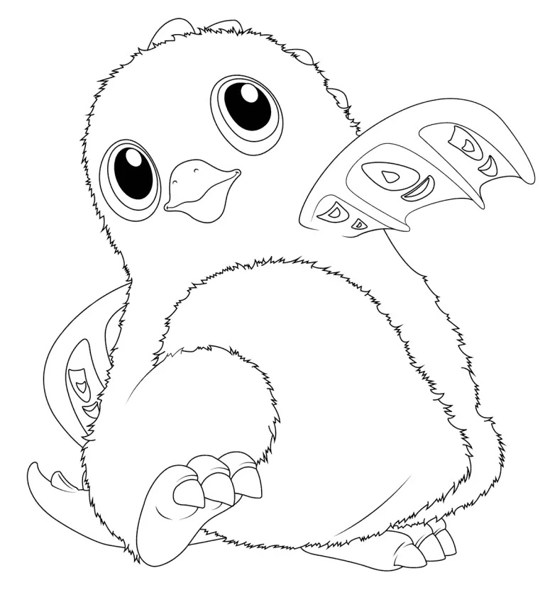 Çocuklar İçin Hatchimals Boyama Sayfaları 