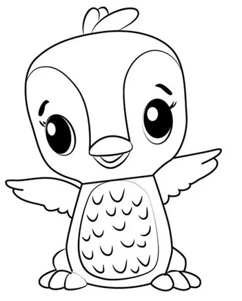 Çocuklar İçin Hatchimals Boyama Sayfaları 