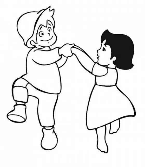 Çocuklar İçin Heidi Boyama Sayfaları 