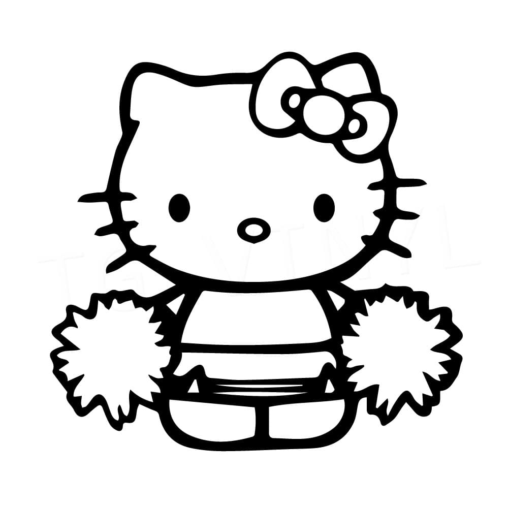 Çocuklar İçin Hello Kitty Boyama Sayfaları 