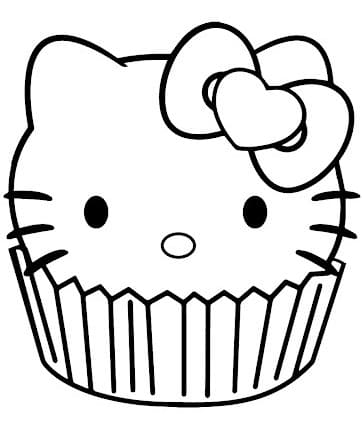 Çocuklar İçin Hello Kitty Boyama Sayfaları 