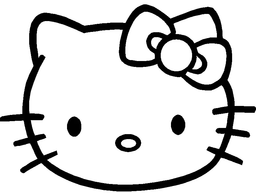 Çocuklar İçin Hello Kitty Boyama Sayfaları 