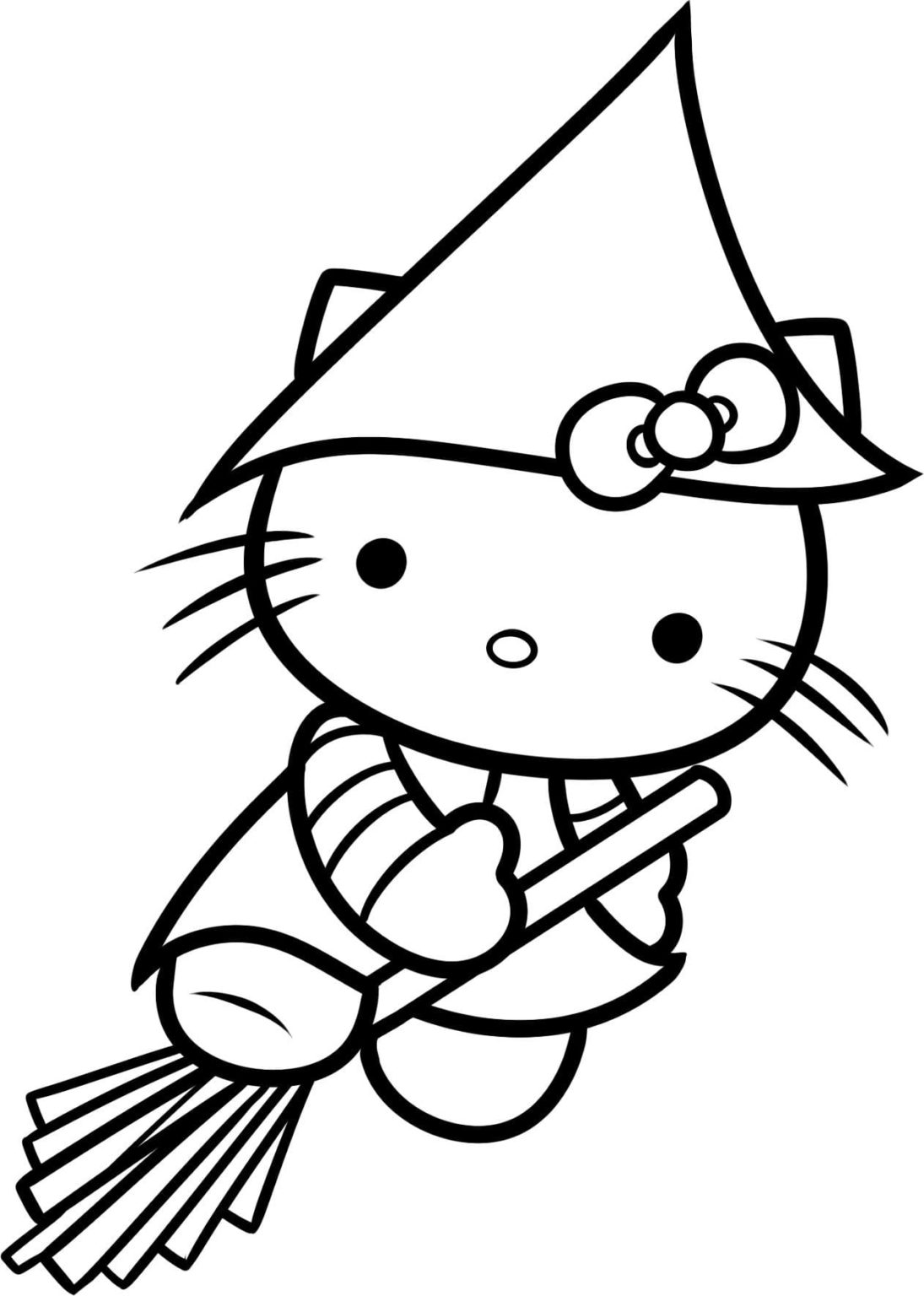 Çocuklar İçin Hello Kitty Boyama Sayfaları 