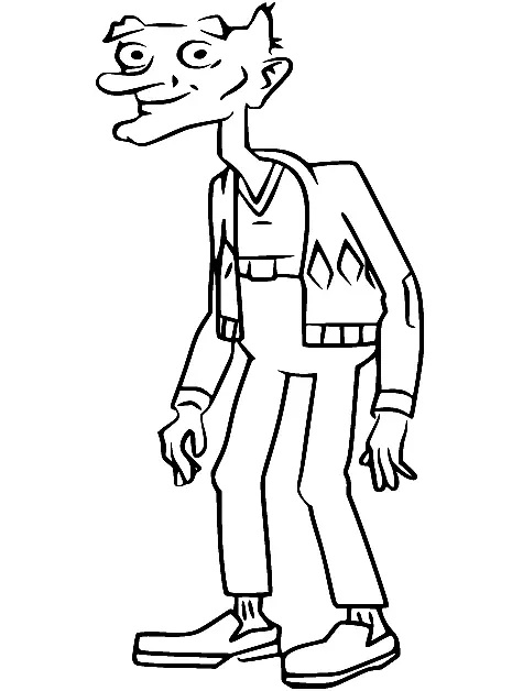 Çocuklar İçin Hey Arnold Boyama Sayfaları 