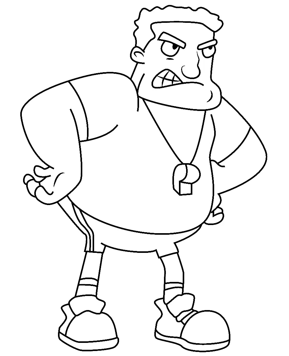 Çocuklar İçin Hey Arnold Boyama Sayfaları 