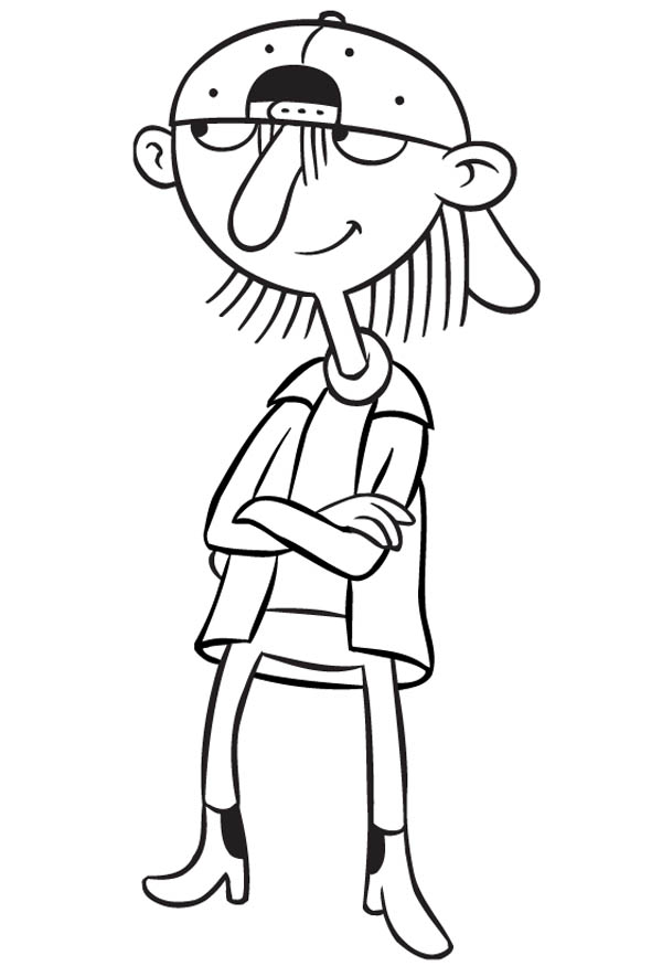 Çocuklar İçin Hey Arnold Boyama Sayfaları 