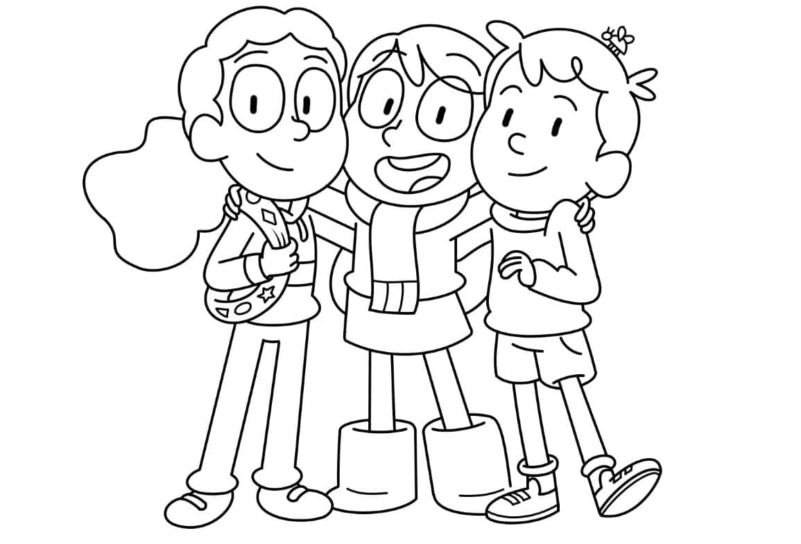 Çocuklar İçin Hilda Boyama Sayfaları 
