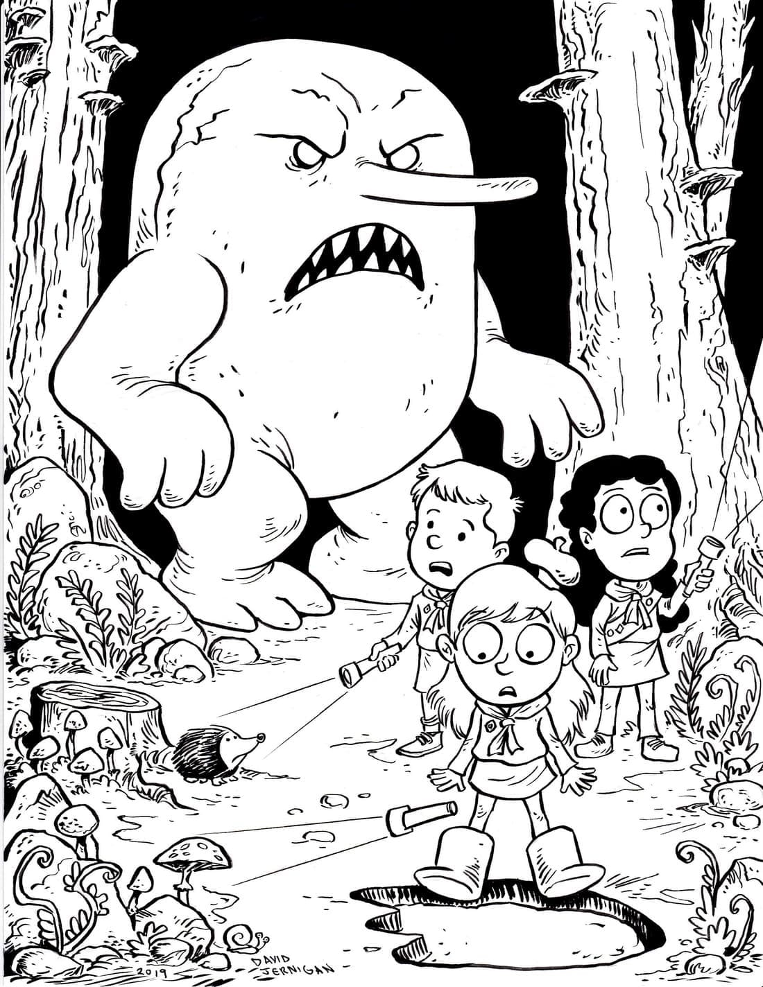 Çocuklar İçin Hilda Boyama Sayfaları 