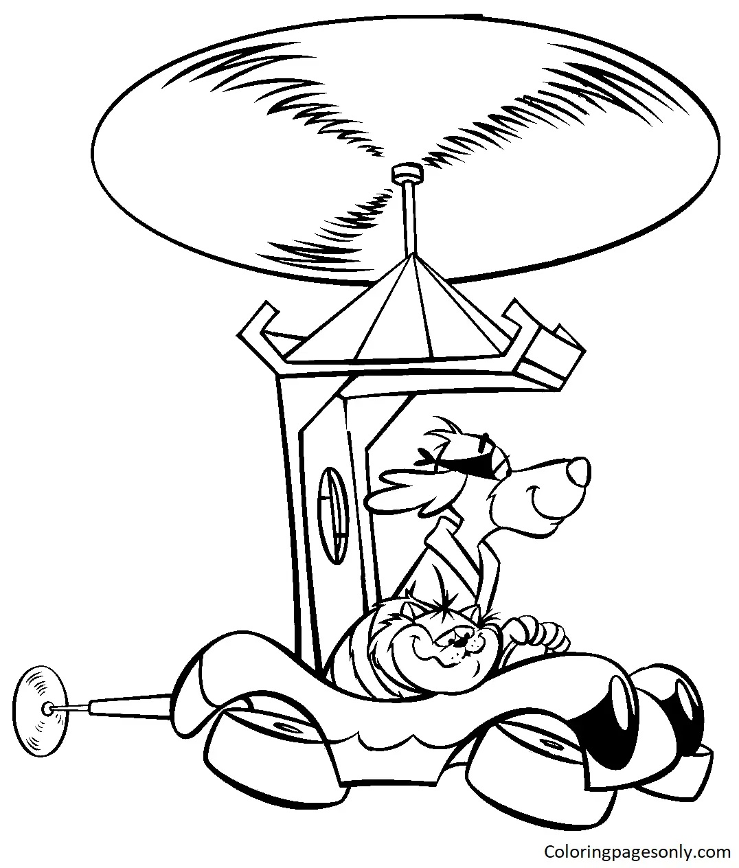 Çocuklar İçin Hong Kong Phooey Boyama Sayfaları 