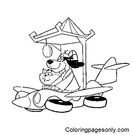 Çocuklar İçin Hong Kong Phooey Boyama Sayfaları 