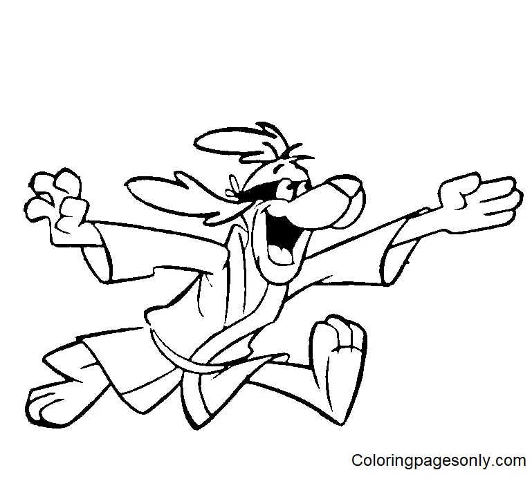Çocuklar İçin Hong Kong Phooey Boyama Sayfaları 