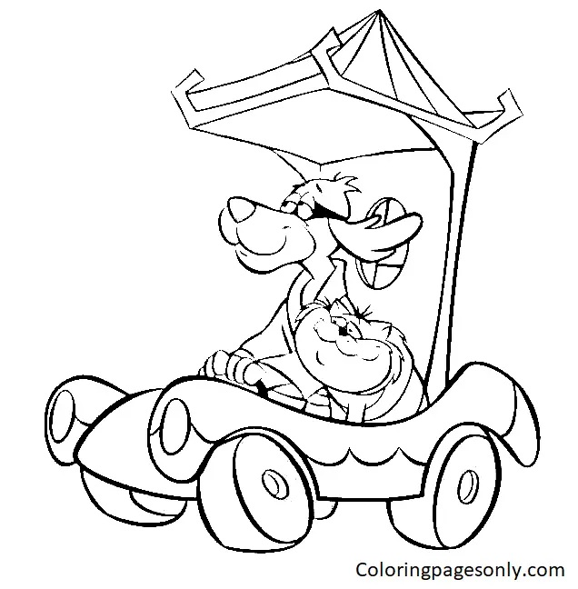 Çocuklar İçin Hong Kong Phooey Boyama Sayfaları 