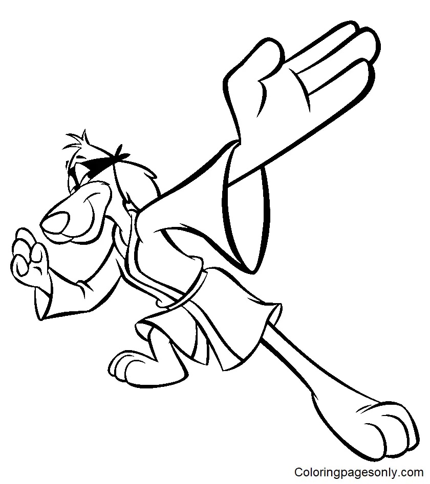 Çocuklar İçin Hong Kong Phooey Boyama Sayfaları 