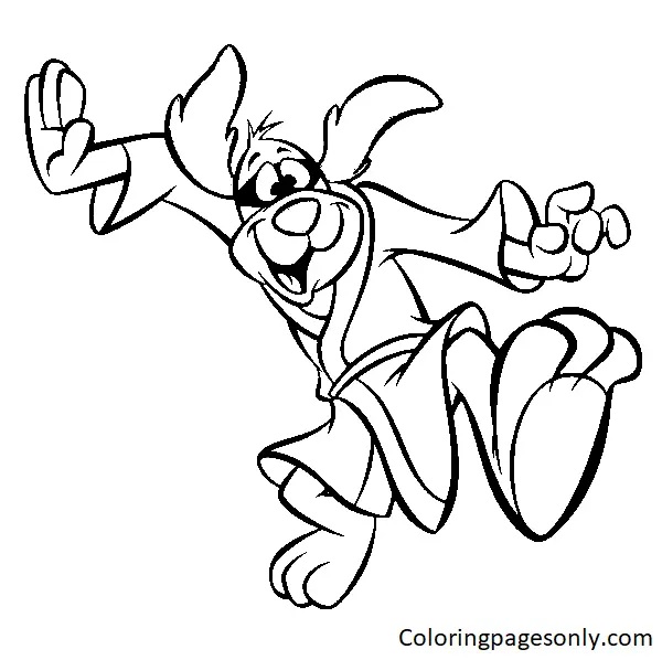 Çocuklar İçin Hong Kong Phooey Boyama Sayfaları 