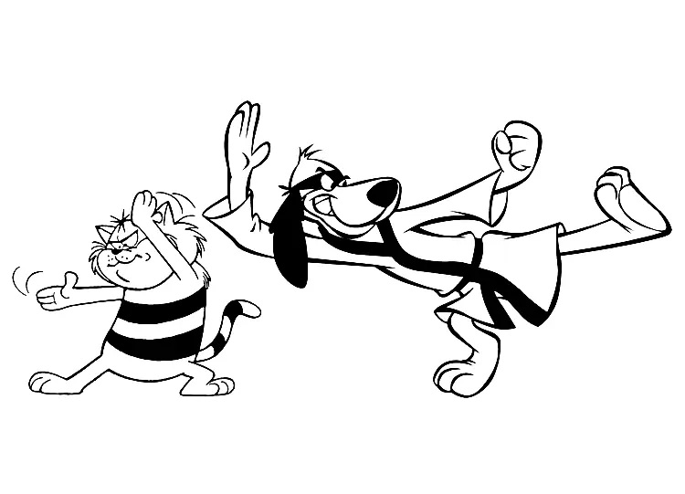 Çocuklar İçin Hong Kong Phooey Boyama Sayfaları 