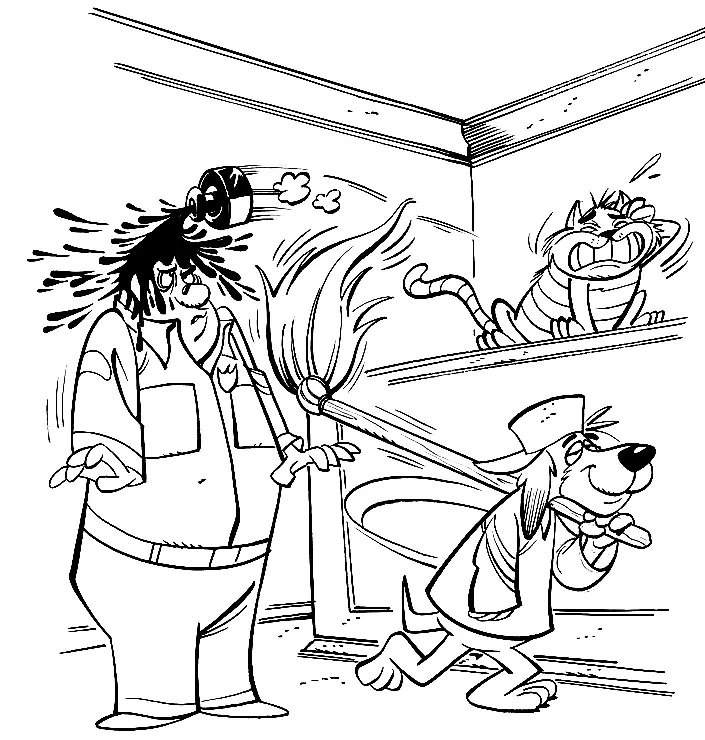 Çocuklar İçin Hong Kong Phooey Boyama Sayfaları 