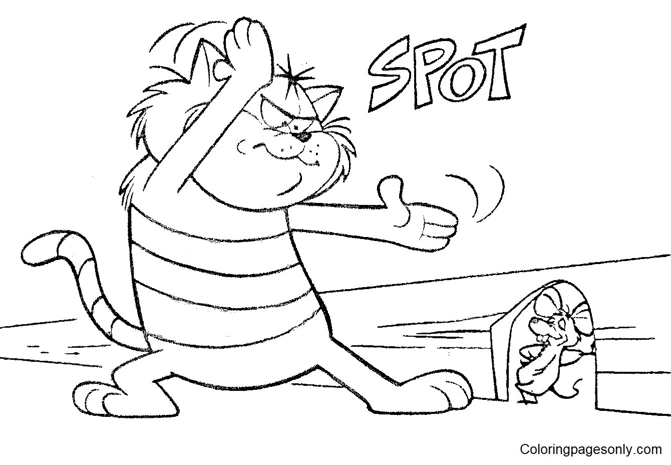 Çocuklar İçin Hong Kong Phooey Boyama Sayfaları 