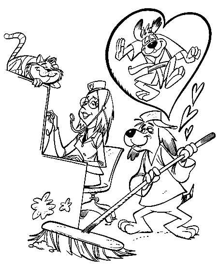 Çocuklar İçin Hong Kong Phooey Boyama Sayfaları 