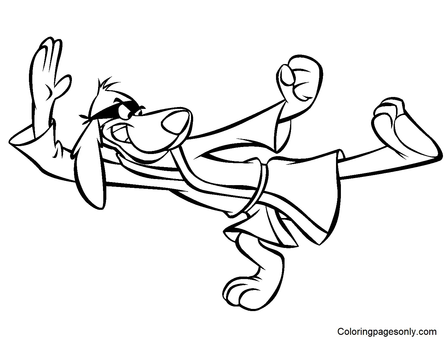 Çocuklar İçin Hong Kong Phooey Boyama Sayfaları 