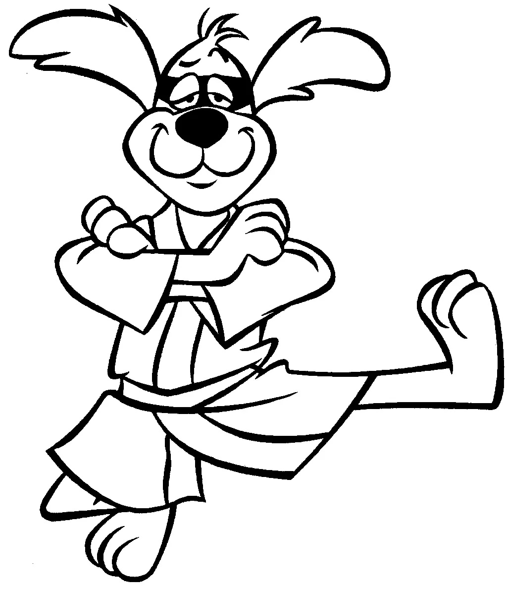 Çocuklar İçin Hong Kong Phooey Boyama Sayfaları 