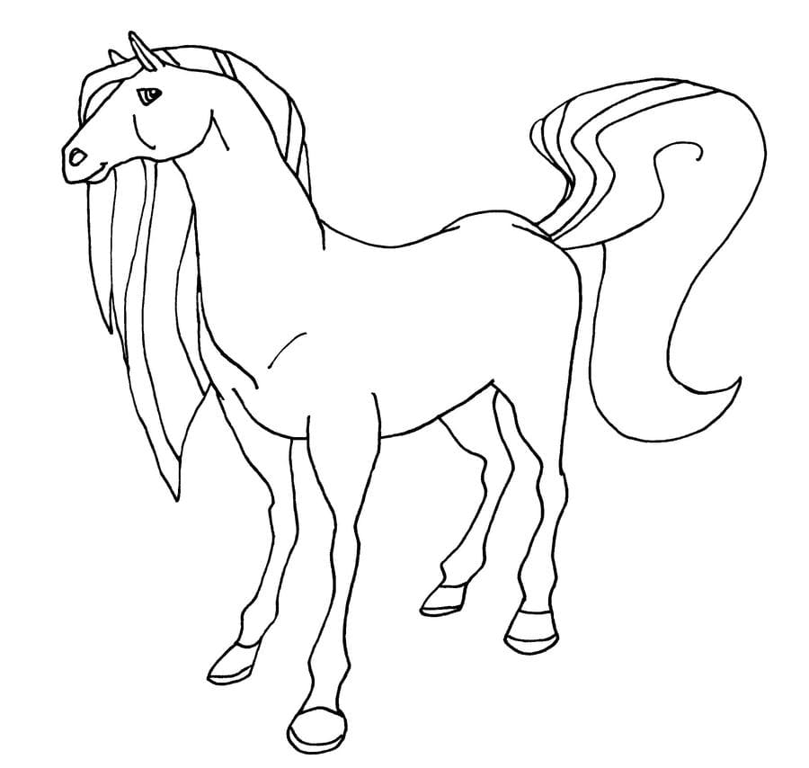 Çocuklar İçin Horseland Boyama Sayfaları 